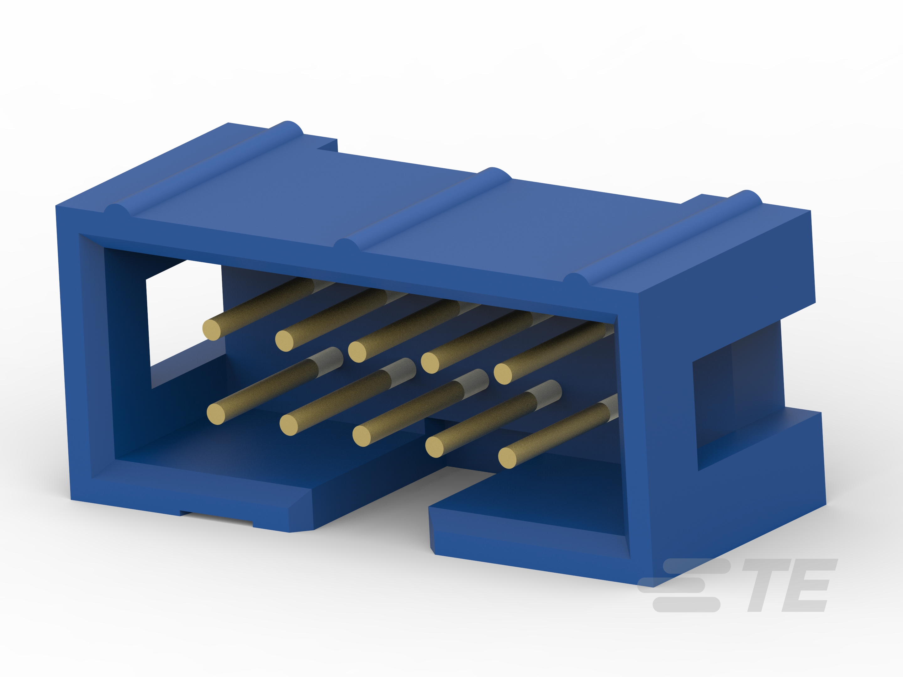 TE CONNECTIVITY Plug Square 10p THT 2-1761603-3