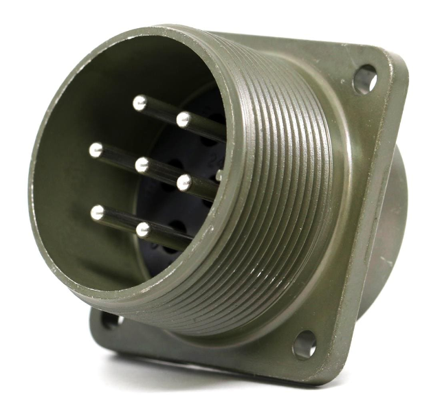 Вилка панельная с квадртаным фланцем Longli MS3102E36-15PZ