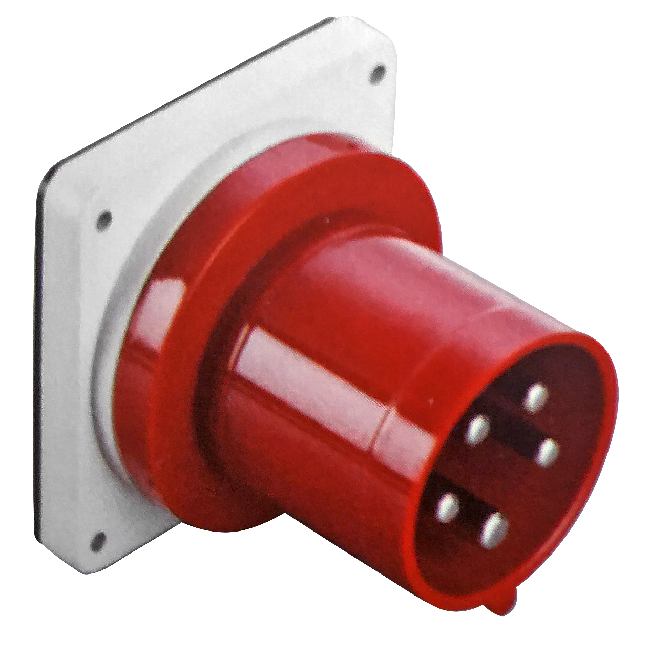 Вилка панельная 3P+PE 500В~ 63А IP44 TYP8437