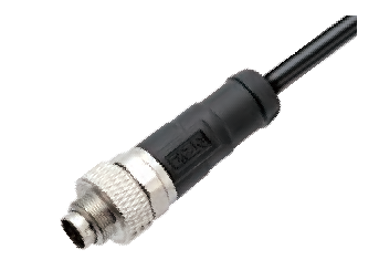 Вилка кабельная 090007-04A101000 M9-A-P4-1M-PVC