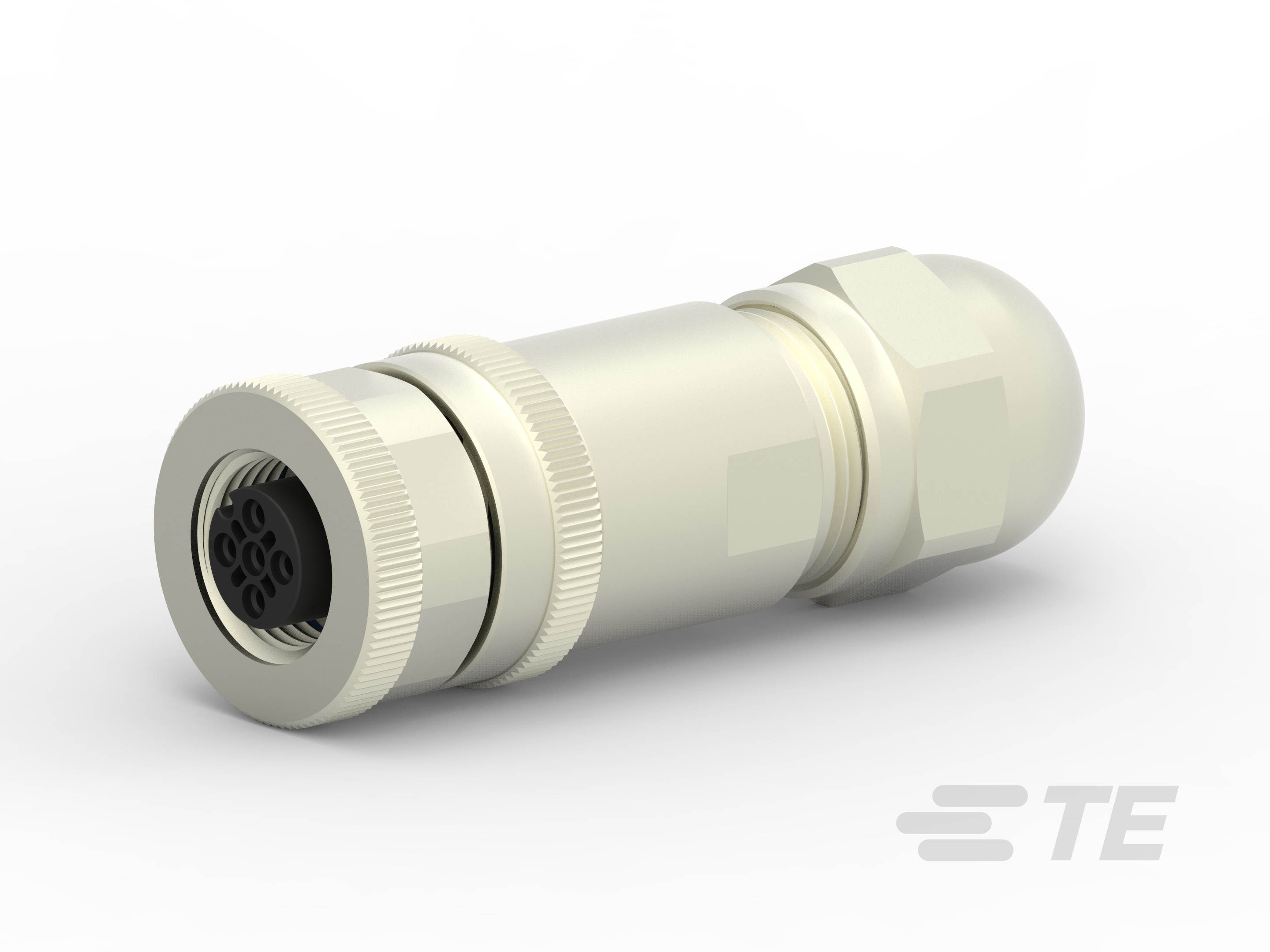 TE CONNECTIVITY Socket Circular M12 4p Screwclamp T4110011041-000