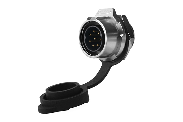90° Single Hole Metal Male Socket CNLINKO LP-16-C08SX-03-101