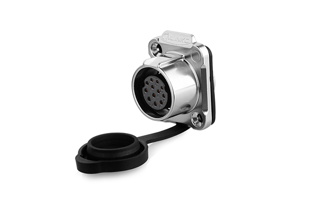 Metal Two Hole Female Socket CNLINKO LP-20-J12SX-03-201A