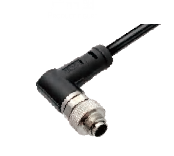 Розетка кабельная угловая 090011-05A101000 M9-D-P5-1M-PVC