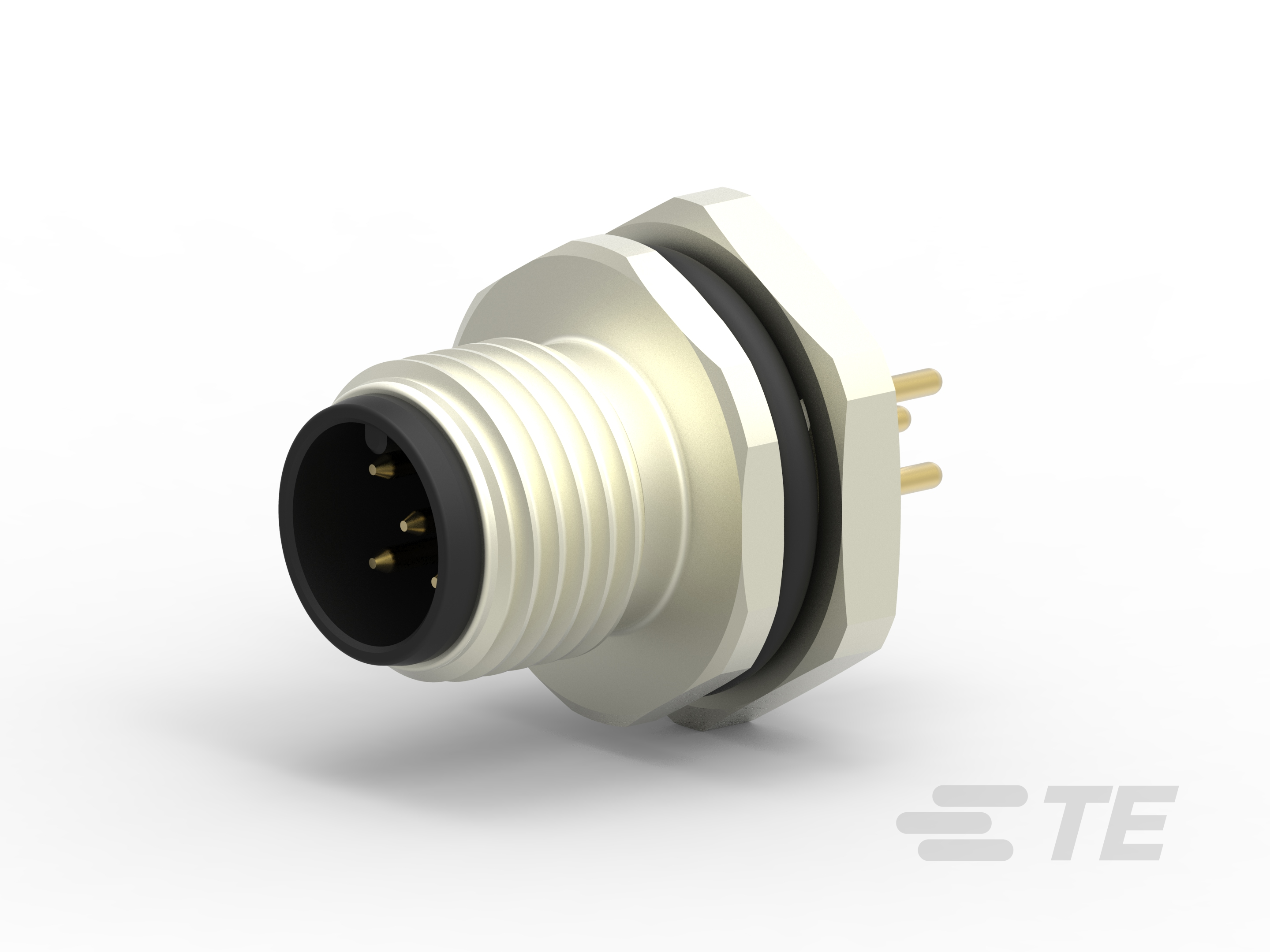 TE CONNECTIVITY Plug Circular M12 5p THT T4142012051-000