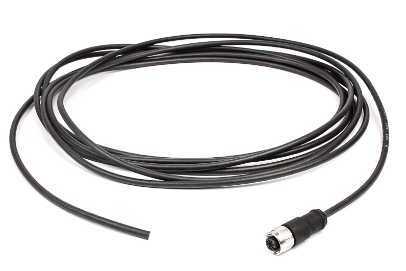 BINDER Socket Circular M12 4p with Cable 5m 79-3530-37-04
