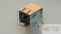 TE CONNECTIVITY Socket Square USB 8p THT 1903815-1