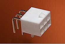 MOLEX Header 2 Row 90° PCB Lock 22p 39-30-1220
