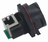 Розетка на панель RJ45 прямая Weipu RJ45F71RAN