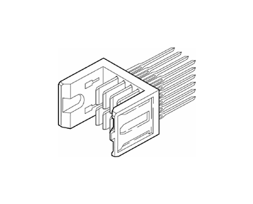 AMPHENOL ICC METRAL-Stecker 4x2p 70236-101LF