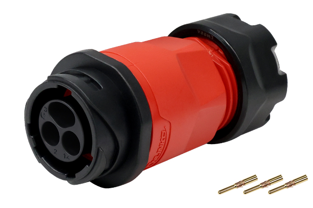 Crimp Type Plastic Male In-line Receptacle CNLINKO YM-20-C03PP-32-003A
