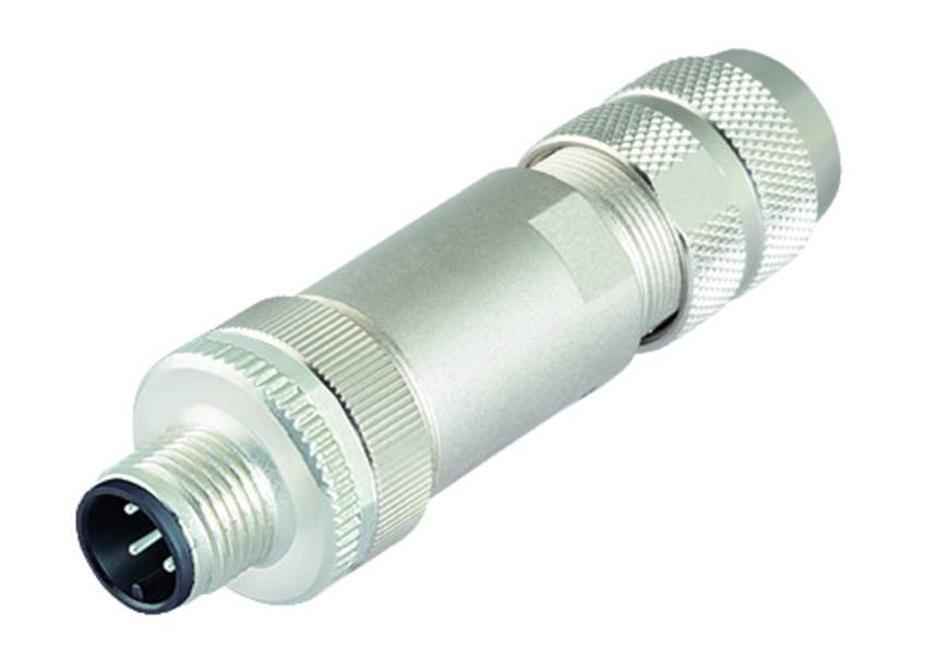 BINDER Plug Circular M12 8p Screwclamp 99-1489-814-08