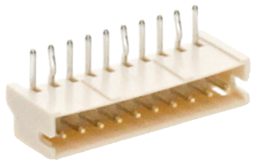 JST Plug Square ZH 10p THT S10B-ZR (LF)(SN)