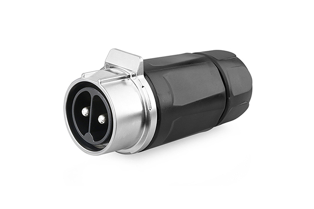 Metal+Plastic Male In-line Receptacle CNLINKO LP-28-C02PP-31-003