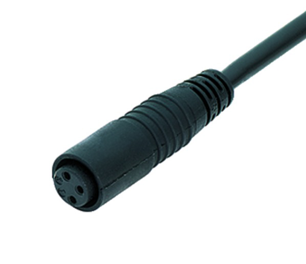 BINDER Socket Circular M8 3p with Cable 5m 79-3410-05-03