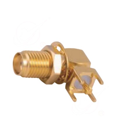Розетка на плату угловая SMA-KWE-54 JC3.660.3283