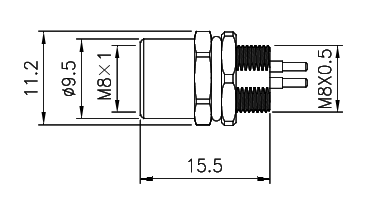 картинка Розетка панельная   M8-B2-S6