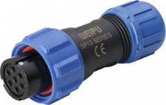 Розетка кабельная Weipu SP1310/S4IIC