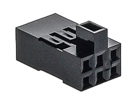 AMPHENOL ICC Connector shell Mini-Latch 2x3p 65846-015ELF
