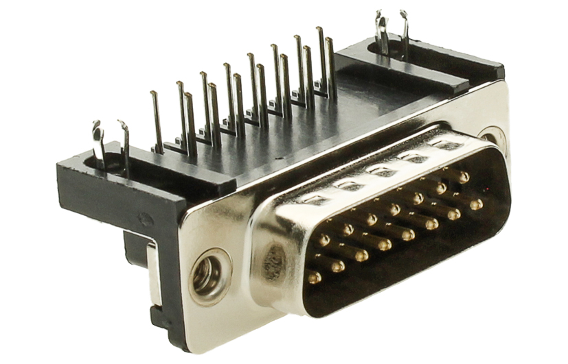 TCO Plug D-Sub STD 15p THT D123D2P1123111N0