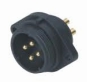 Вилка на панель с фланцем, 2 отв. Weipu SP2913/P41N