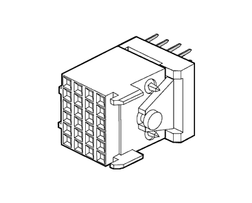 AMPHENOL ICC Printbuchse 4x6 88956-101LF
