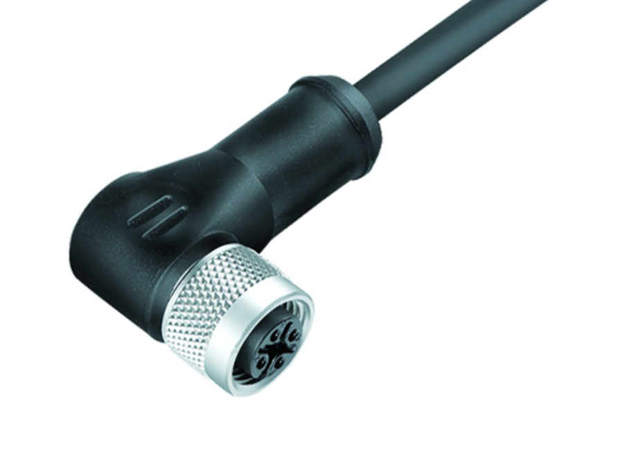 BINDER Socket Circular M12 4p with Cable 2m 77-3534-0000-50704-0200
