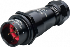 Вилка межкабельная Weipu SA1611/P4IR3