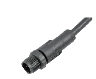 Вилка кабельная M12-A2-P17-1M-PVC 120040-17A101000 Пластик