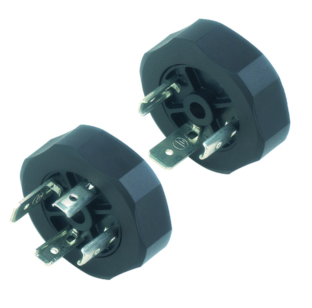 BINDER Plug Square 4p Solder 43-1707-019-04