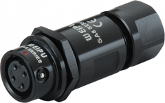 Розетка межкабельная Weipu SA811/S6IIG