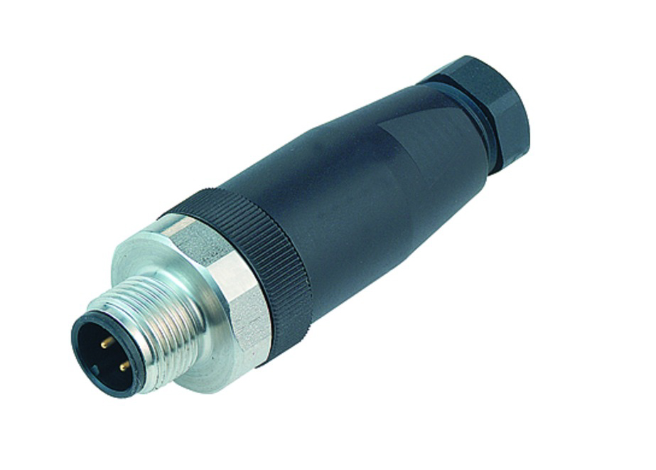 BINDER Plug Circular M12 5p Screwclamp 99-0437-282-05