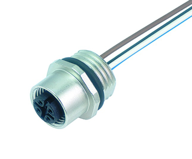 BINDER Socket Circular M12 12p with Strands 0.2m 76-0232-0111-00012-0200