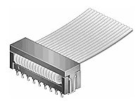 AMPHENOL ICC Flachbandkabelverbinde 2x12pol 69830-024LF