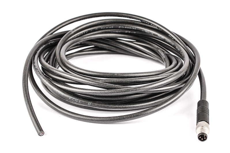 BINDER Plug Circular M8 4p with Cable 5m 79-3381-55-04