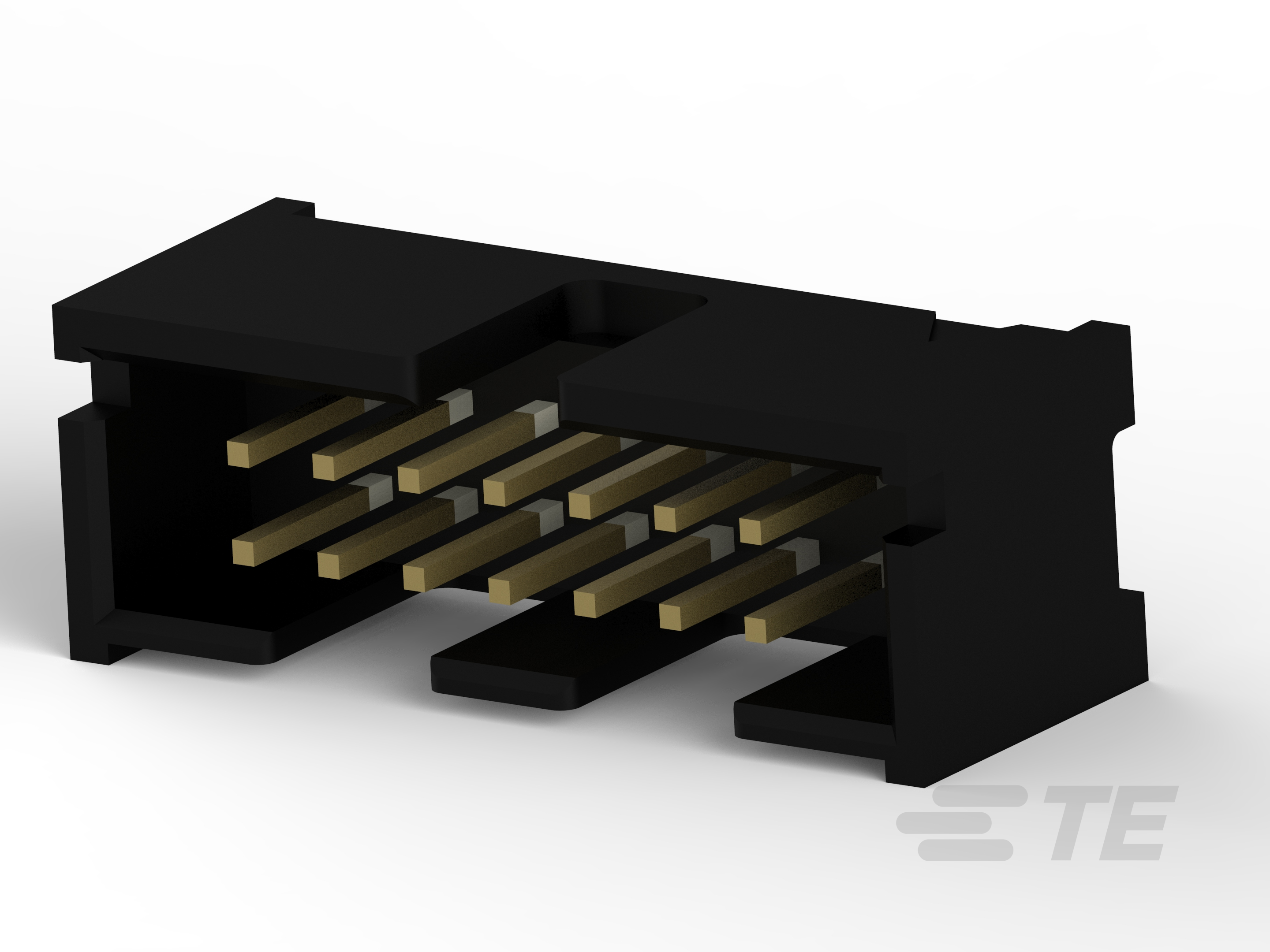 TE CONNECTIVITY Plug Square AMPLatch 14p THT 5104338-2