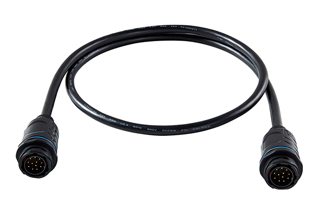 180° Double male socket CNLINKO YM20-12-MS-MS-1M-001