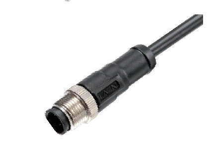 Вилка кабельная угловая 120029-06A201000 M12-D-P6-1M-PVC