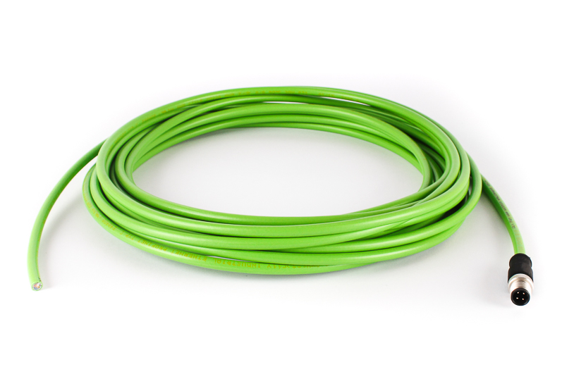 BINDER Plug Circular M12 4p with Cable 10m 77-4529-0000-50704-1000