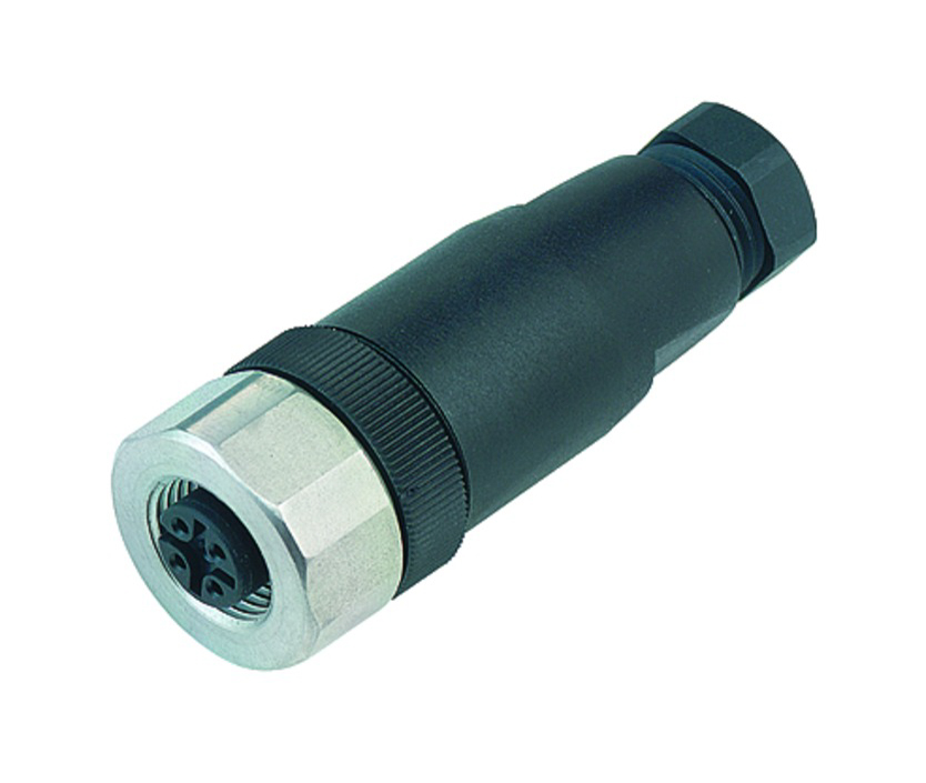 BINDER Socket Circular M12 4p Screwclamp 99-0430-282-04