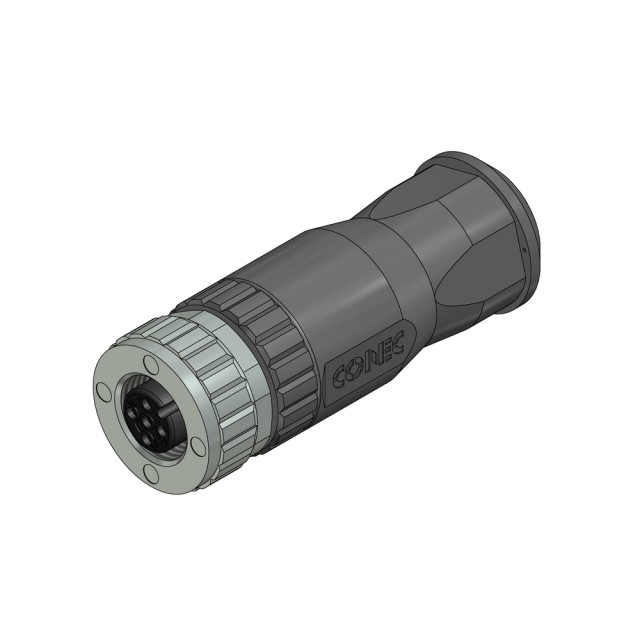 CONEC Socket Circular M12 5p Screwclamp SAL-12-RKC5-S/150