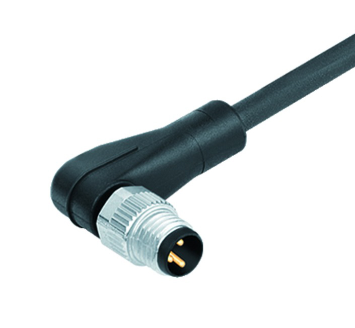 BINDER Plug Circular M8 3p with Cable 2m 77-3403-0000-50003-0200