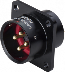 Вилка на панель с кв. фланцем Weipu SA2013/P7BS3