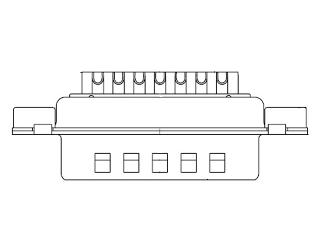 FCT Male connector 9p FT09P0G1