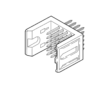AMPHENOL ICC Print connector male 4x6p 88951-101LF