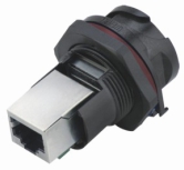 Розетка на панель RJ45 прямая Weipu RJ45F71N