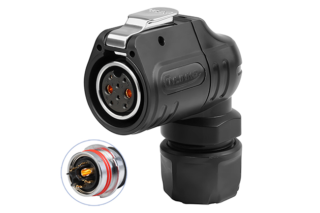 8 Pin Plastic + Metal Female Plug CNLINKO LP-20-J08PE-01-013A