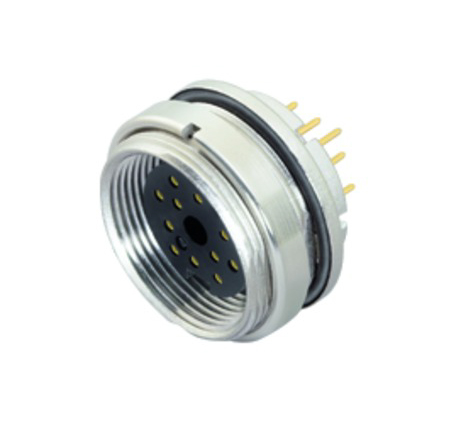 BINDER Socket Circular M16 16p THT 09-0508-90-16