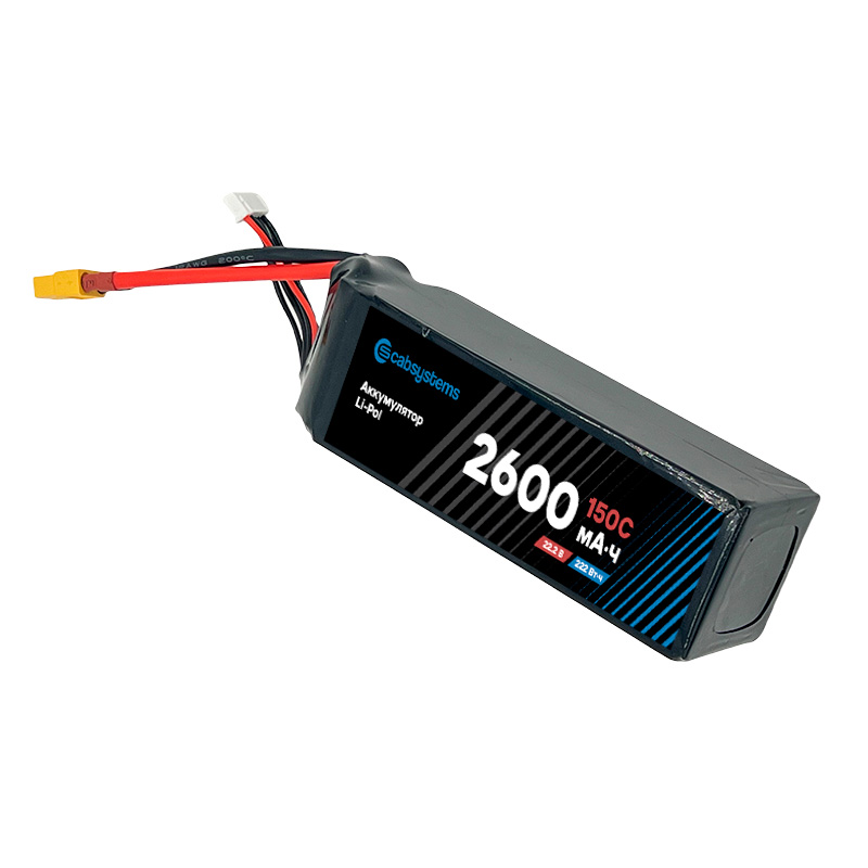 Li-Pol аккумулятор 2600mAh 150C 22.2  В, Cabsystems