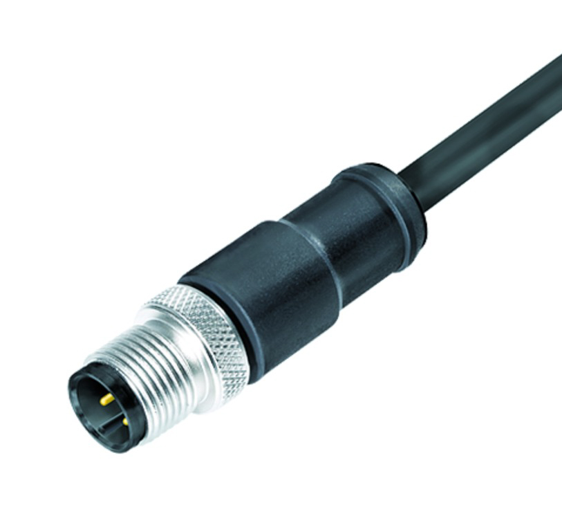 BINDER Plug Circular M12 5p with Cable 5m 77-3529-0000-50705-0500